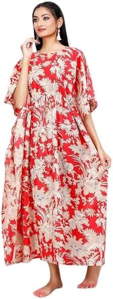 Buy MODI FACTORY Jaipur Export Quality, Maxi Kaftan for Women,Pure ...