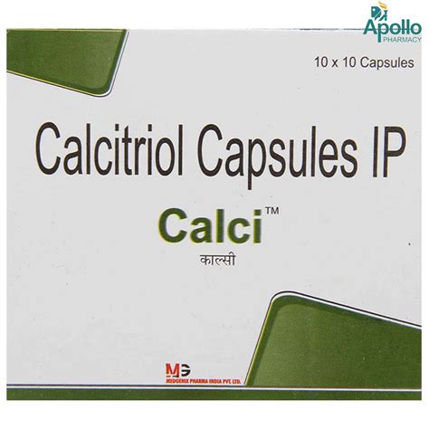 Calci Capsule 10's Price, Uses, Side Effects, Composition - Apollo Pharmacy