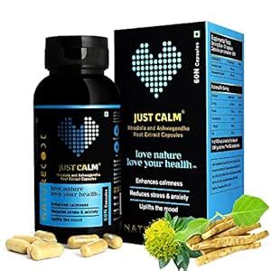 Buy Nature Code Organic Ashwagandha Just Calm Tablets Stress & Anxiety ...