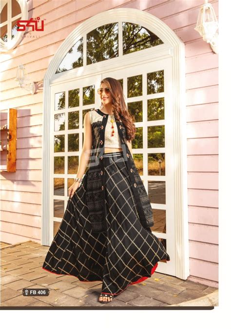 Wholesale S4U Shivali Fusion Beats Vol-4 401-406 Series - Ash Designers