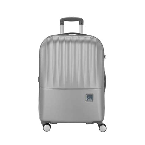 Buy Genie Palm Plus Silver 55 Trolley Bag – Durable Polycarbonate ...
