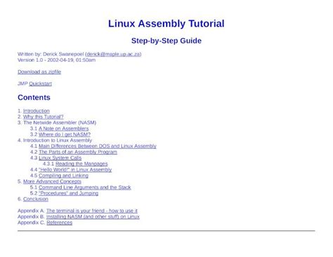 Image result for NASM Assembly Tutorial