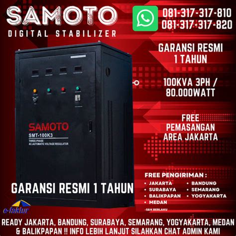 Jual STABILIZER 100KVA 3PHASE - REGULATOR LISTRIK GEDUNG SAMOTO SMT ...