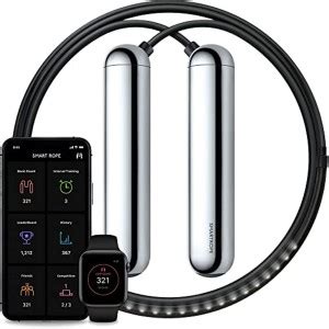 Tangram Factory Smart Rope Led Embedded Jump Rope (Chrome Large ...