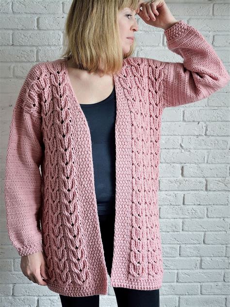 crochet xl cardigan