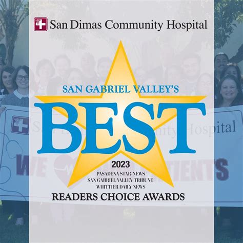 San Dimas Community Hospital is proud to be recognized as the Favorite ...