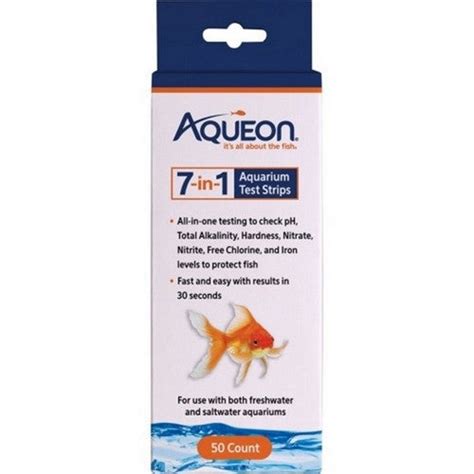 Buy Aqueon 7 In 1 Aquarium Test Strips 50 Count by Aqueon Online At Low ...