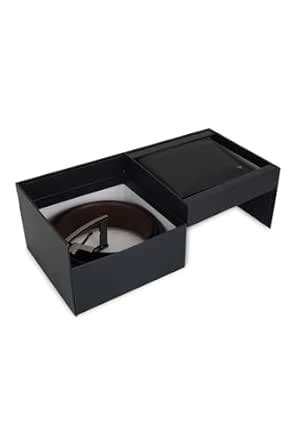 Allen Solly Men Leather Black Textured Formal Belt : Amazon.in: Fashion