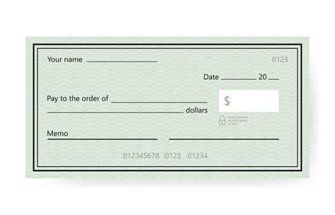 Image result for Rectangle Box Check Amount Template