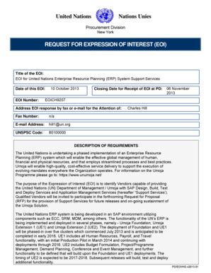 Fillable Online un Instructions and Pre-qual Response FORMS ABC 10 Oct ...