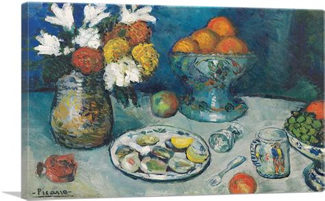 ARTCANVAS Still Life The Dessert 1901 Canvas Art Print by Pablo Picasso ...
