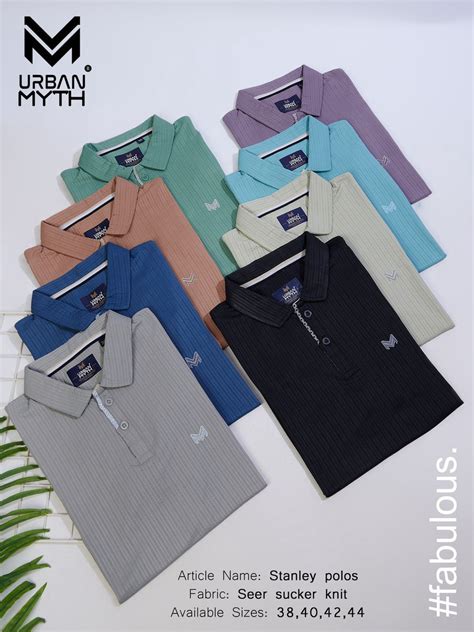 Stanley Polos Urban Myth Knit Mens Tshirts Exporter Gujarat – Kavya ...
