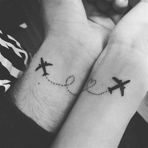 Flying Airplane Love Heart Temporary Body Tattoo Waterproof For Girls ...