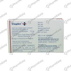 Clopitab 75 MG Tablet (15): Uses, Side Effects, Price & Dosage | PharmEasy