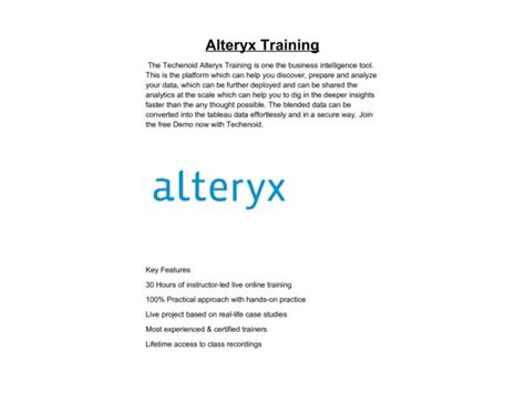 Image result for Alteryx Basic Training