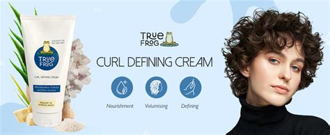 Buy TRue FRoG Curl Defining Cream for Styling Curly, Wavy and Frizzy ...