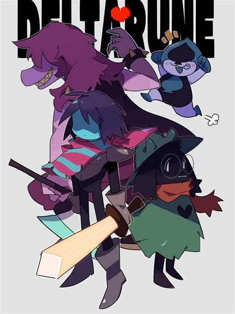 Deltarune | Susie, Ralsei, Kris, Lancer By gogeyama | Клоуны, Рисунки ...