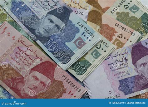 Pakistani Rupees, Pakistani Currency Notes Stock Photo - Image of calligraphy, payment: 185876310
