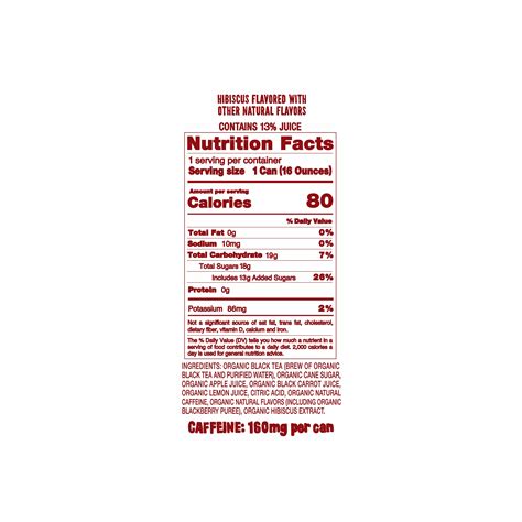 DRINK WEIRD - Organic Agua de Jamaica Hibiscus Black Tea - Weird Beverages