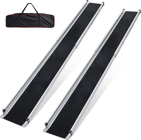 Wheelchair Ramps - Telescopic Non- Skid Aluminum Wheelchair Ramps 60" L ...