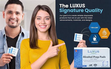 Luxus Two Ply Folded Sterile Alcohol Swabs Antiseptic Prep Wipes Pads ...
