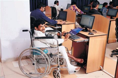 Buy Computer training being given to physically challenged people ...