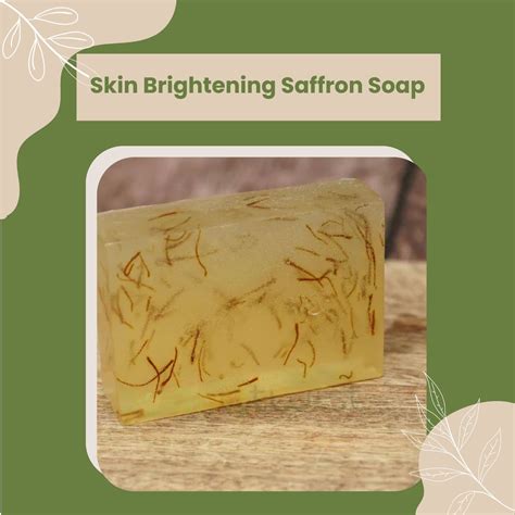 Skin Brightening Saffron Soap | Handmade Soap | SLS & Paraben Free