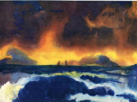 Stormy sea - Emil Nolde | Emil nolde, Painting, Famous german artists