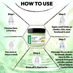 LUVYH Gdjbd Tea Tree Scrub- 100gm Face Scrub for women and men Price in ...