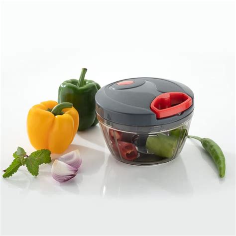 SNAG 3blad manual gray food chopper compact powerful hand held ...