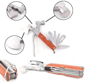 Hoaxer Multitool Axe Hammer 15 in 1 Multipurpose Tool Kit Multi Tool ...