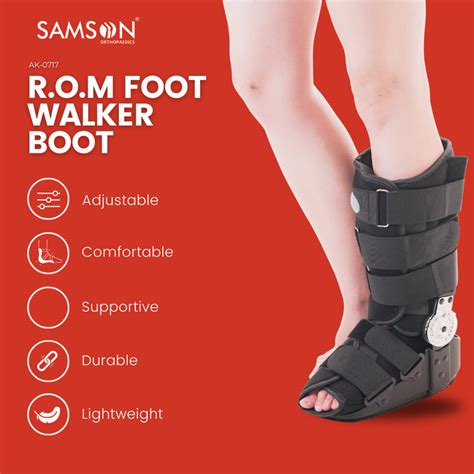 Samson ROM Foot Walker Boot: Precise Recovery for Foot Injuries ...