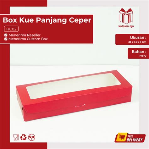 Jual Box Cake / Box Mika Ivory / Mika Kotak Brownies / Kotak Bolen I ...