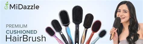 Buy Midazzle Premium Cushioned Hair Brush (India's Fastest Growing Hair ...