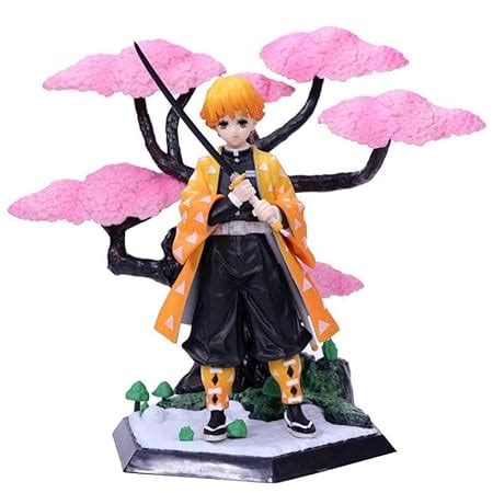 KENMA Demon Slayer Zenitsu Agatsuma Cherry Blossom Sakura Tree PVC ...