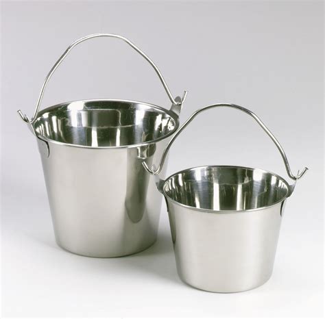 Snapklik.com : ProSelect Heavy Duty Stainless Steel Pails Durable Pails ...