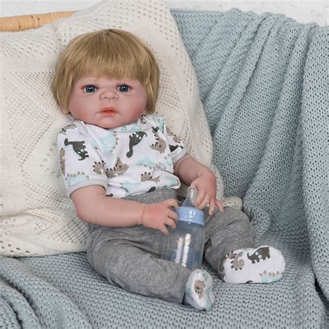 Силиконовая кукла Реборн мальчик Егор, игрушка Reborn Dolls, 55 см ...
