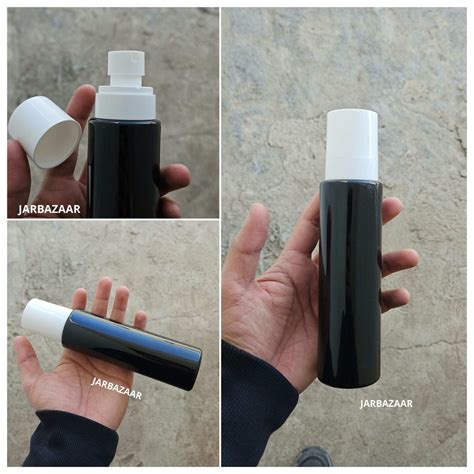 200 ML Black Pet Bottle (With Opaque Bold Spray Pumps) – JarBazaar