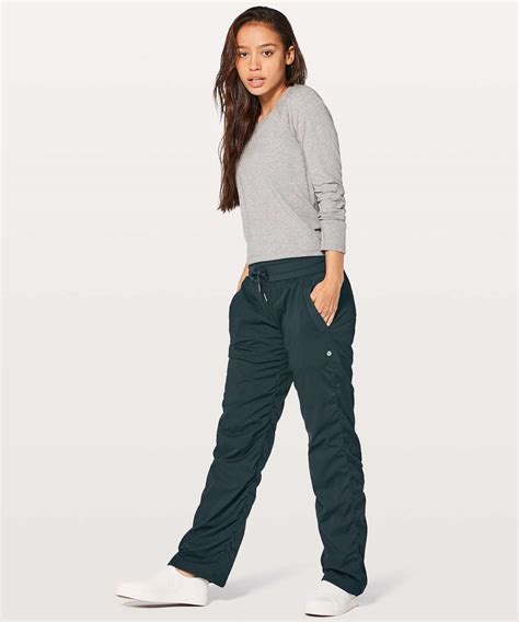Lululemon Dance Studio Pant III (Regular) Lined 32" - Nocturnal Teal ...