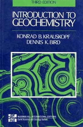 Buy Introduction to Geochemistry Book Online at Low Prices in India ...