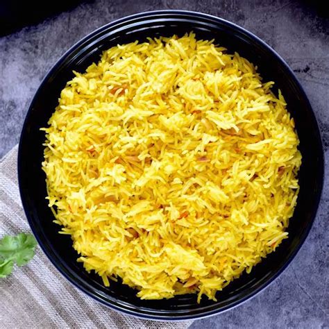 Saffron rice yellow basmati rice recipe fifteen spatulas – Artofit