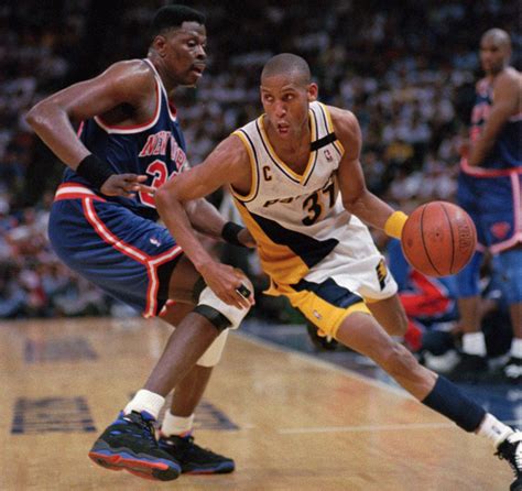 Reggie Miller | Nba legends, Reggie miller, Basketball court