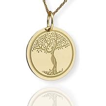 KECHO 14k Solid Gold Tree of Life Pendant Necklace | Ubuy India