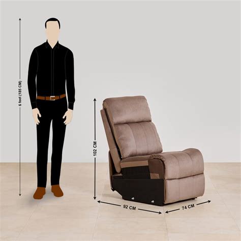 Buy Denver Fabric 5-Seater Corner Recliner Set - Brown from Home Centre ...