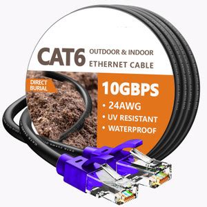 Sadow LAN Cable 100 m High Speed 100 Meter CAT-6 Network RJ45 Ethernet ...