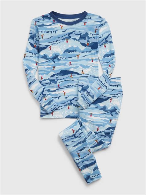 Kids Organic Cotton Holiday PJ Set | Gap