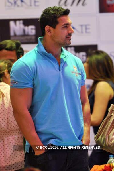 John Abraham during a press conference for his upcoming film 'Housefull ...