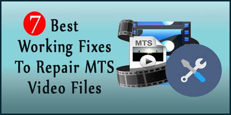 Image result for Repair MTS Files