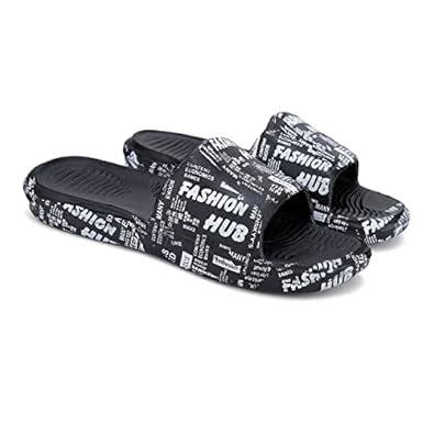 Buy BERSACHE Chappal Casual Flip-Flop Slipper for Men Black at Amazon.in