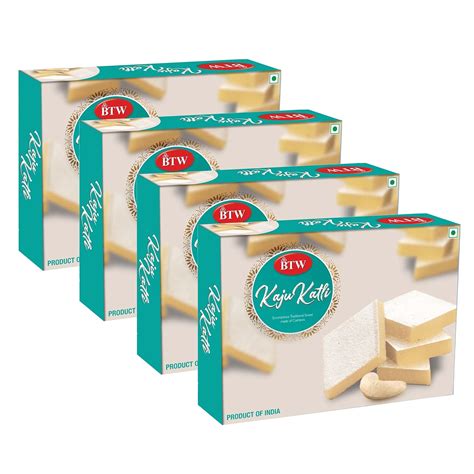 BTW Kaju Katli 800g (200g X 4) : Amazon.in: Grocery & Gourmet Foods
